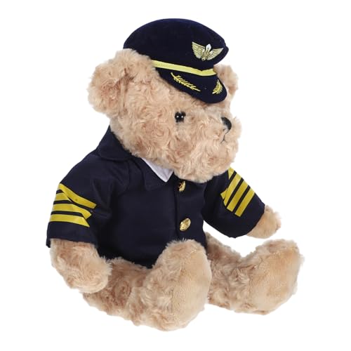 BESTonZON Plüschbär Partygeschenk Stoffbär Süßer Plüschbär Weichbär Plüschbär Kuscheltier Süßes Bärenspielzeug Bär Geburtstag Plüschbär Süßer Pilotbär Pp Baumwolle BESTonZON Plüschbär Partygeschenk Stoffbär Süßer Plüschbär Weichbär Plüschbär Kuscheltier Süßes Bärenspielzeug Bär Geburtstag Plüschbär Süßer Pilotbär Pp Baumwolle von BESTonZON