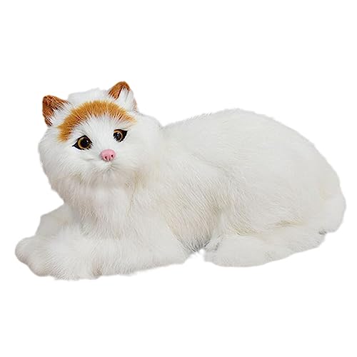 BESTonZON Plüschkatzenfigur Realistische Katzen Deko Süßes Kätzchen Für Sofas Vielseitiges Zur Einweihung Perfektes Plüschtier Für Partys Und Besondere Anlässe BESTonZON Plüschkatzenfigur Realistische Katzen Deko Süßes Kätzchen Für Sofas Vielseitiges Zur Einweihung Perfektes Plüschtier Für Partys Und Besondere Anlässe von BESTonZON
