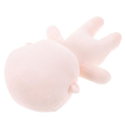 BESTonZON Plüschpuppe Weicher Knochenloser Stoffkörper Bezaubernde Blanko Puppe zum Anziehen Sichere DIY kuschelpuppe für Wiederverwendbar und Leicht zu Reinigen Lernspielzeug von BESTonZON