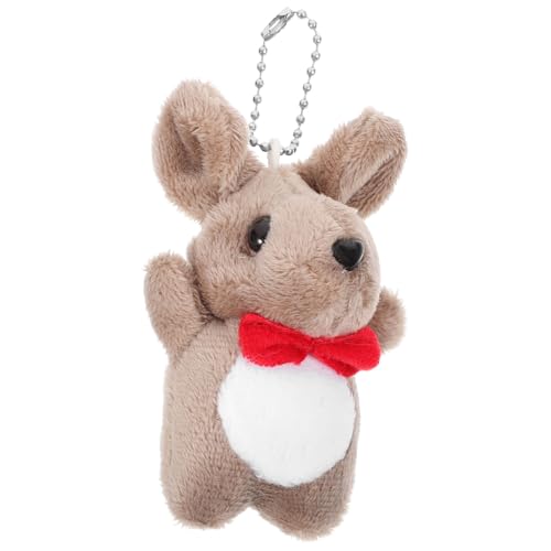 BESTonZON Plüschtier Kleines Kuscheltier Üsch Schlüsselanhänger Anhänger Für Taschen Und Autos Niedliches Mit Halsband Dekorativer Schlüsselring Anhänger Für von BESTonZON