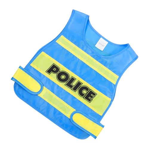 BESTonZON Polizeikostüm Kinderkostüm Kostüm Kostüm Halloween kleinkind verkleiden Kostüme Polizeiweste Stoff von BESTonZON