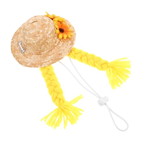 BESTonZON Porch Goose Strohhut mit Sonnenblumen Handgewebter Minihut für Gartendekoration Robustes Saisonales Accessoire für Außenbereich und Rasendekor BESTonZON Porch Goose Strohhut mit Sonnenblumen Handgewebter Minihut für Gartendekoration Robustes Saisonales Accessoire für Außenbereich und Rasendekor von BESTonZON