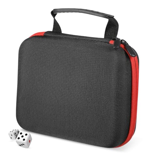 BESTonZON Portabler Würfel Aufbewahrungsbeutel mit Trennfach Würfel Organizer Box für Rollenspiele und Brettspiele Kompaktes Dice Carrying Case aus Robustem Verbundmaterial BESTonZON Portabler Würfel Aufbewahrungsbeutel mit Trennfach Würfel Organizer Box für Rollenspiele und Brettspiele Kompaktes Dice Carrying Case aus Robustem Verbundmaterial von BESTonZON