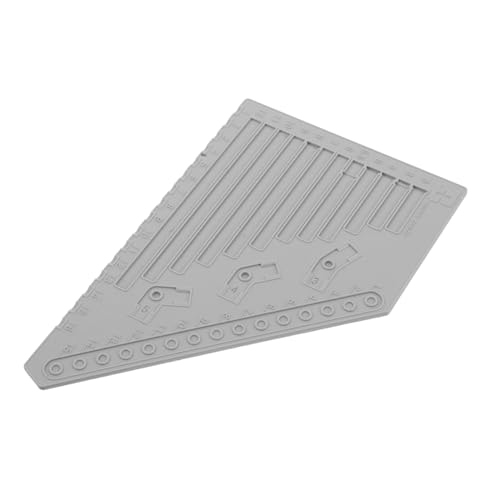 BESTonZON Präzises Kunststoff Messlineal Werkzeug für Montage Verschleißfestes Multifunktionslineal zur Genauen Zusammenstellung Technisches Messinstrument für Kreative Konstruktionen BESTonZON Präzises Kunststoff Messlineal Werkzeug für Montage Verschleißfestes Multifunktionslineal zur Genauen Zusammenstellung Technisches Messinstrument für Kreative Konstruktionen von BESTonZON