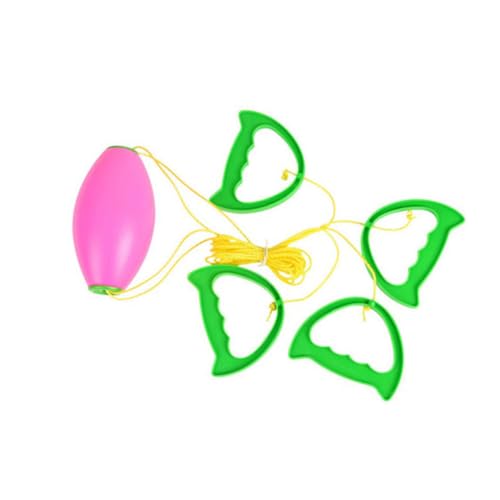 BESTonZON Pull Ball Umweltfreundlicher Kunststoff Indoor Outdoor Aktivität Fördert Bewegung und Familienzeit Farblich Sortiert Ab Jahren Geeignet Zufällige Farbe von BESTonZON