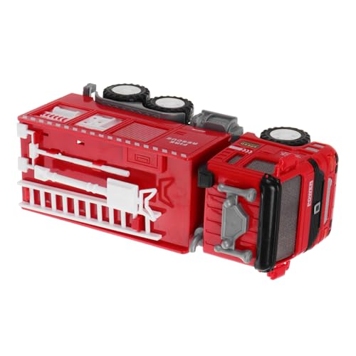 BESTonZON Pullback Feuerwehrauto Klein Kunststoff Feuerwehrfahrzeug mit Realistischem Wassersystem Detailgetreues Einsatzfahrzeug für Feuerwehrmann Geburtstagsfeier BESTonZON Pullback Feuerwehrauto Klein Kunststoff Feuerwehrfahrzeug mit Realistischem Wassersystem Detailgetreues Einsatzfahrzeug für Feuerwehrmann Geburtstagsfeier von BESTonZON