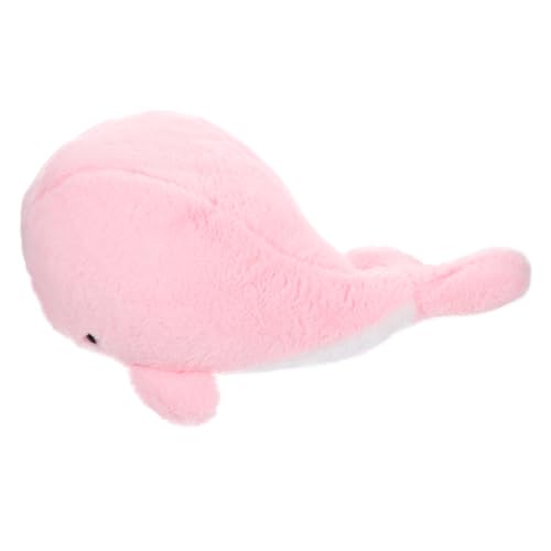 BESTonZON Puppe Für Schlafzimmer Puppe Ornament Gefüllte Kinderpuppe Gefüllte Walpuppe Gefüllte Puppe Walpuppe Im Schlafzimmer Cartoon-Puppe Wal-Puppe Plüsch Rosa von BESTonZON