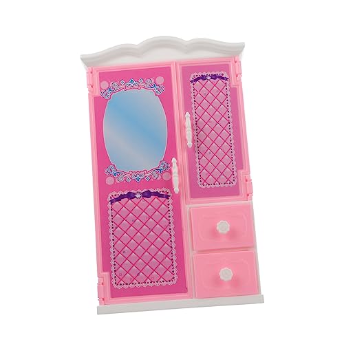BESTonZON Puppen Kleider Schrank Puppenmöbel Kleiderschrank Zur Aufbewahrung Von Puppenkleidung Zubehör Für Design BESTonZON Puppen Kleider Schrank Puppenmöbel Kleiderschrank Zur Aufbewahrung Von Puppenkleidung Zubehör Für Design von BESTonZON