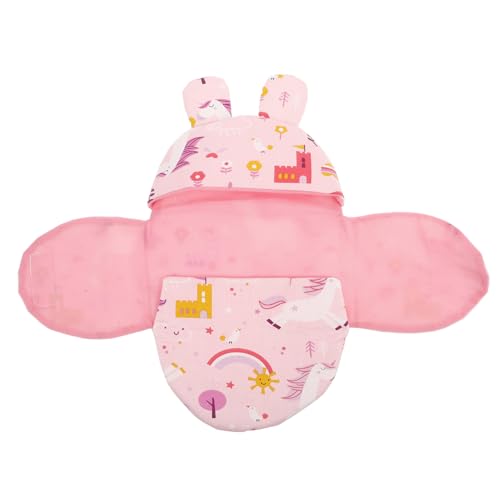 BESTonZON Puppen Schlafsack Babydecke aus Kuscheliger Puppen Schlafsack mit Einhorn Rosa Weicher Puppenhaus Zubehör für Sammler BESTonZON Puppen Schlafsack Babydecke aus Kuscheliger Puppen Schlafsack mit Einhorn Rosa Weicher Puppenhaus Zubehör für Sammler von BESTonZON