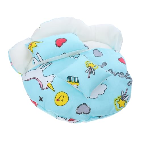 BESTonZON Puppen Schlafsack für Puppenbett Wiederverwendbar Weiches Dekoratives Schlafsack Zubehör Einfach Anzuziehen für Puppenhaus Schlafzimmer Hellblau Bjd Puppen von BESTonZON
