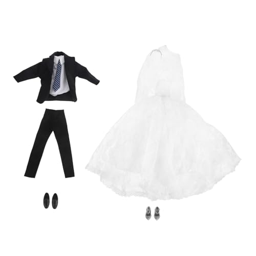 BESTonZON Puppenbrautkleid Puppenanzug Brautpuppenkleid Universelles Puppenhochzeitsoutfit Puppenkleidung Für Besondere Anlässe Hochzeitspuppenkleid Für Die Braut Puppenparty Outfit BESTonZON Puppenbrautkleid Puppenanzug Brautpuppenkleid Universelles Puppenhochzeitsoutfit Puppenkleidung Für Besondere Anlässe Hochzeitspuppenkleid Für Die Braut Puppenparty Outfit von BESTonZON