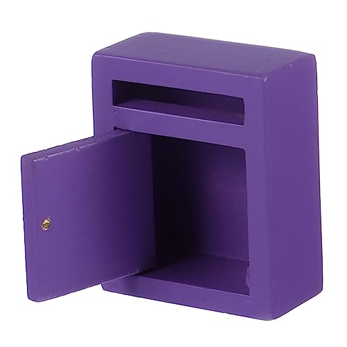 BESTonZON Puppenhaus Briefkasten Retro- Winzige Möbel Mini- Mini-hausbedarf Mini-hausbriefkasten Miniaturspielzeug Miniatur-Mailbox-Modell Mini Möbel Violett Holz BESTonZON Puppenhaus Briefkasten Retro- Winzige Möbel Mini- Mini-hausbedarf Mini-hausbriefkasten Miniaturspielzeug Miniatur-Mailbox-Modell Mini Möbel Violett Holz von BESTonZON