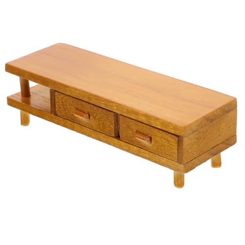 BESTonZON Doll House Mini Tv Cabinet Modell Möbel Dekoration Miniatur Fernseher Schrank Für Puppenhaus Zubehör Miniaturmöbel Für Realistische Szenen BESTonZON Doll House Mini Tv Cabinet Modell Möbel Dekoration Miniatur Fernseher Schrank Für Puppenhaus Zubehör Miniaturmöbel Für Realistische Szenen von BESTonZON