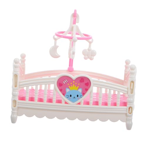 BESTonZON Puppenhaus Krippe interaktives Puppenhaus Einrichtungsgegenstände puppenmöbel Set für Mein Leben Puppenzubehör Puppenhausbett Abs Weiß BESTonZON Puppenhaus Krippe interaktives Puppenhaus Einrichtungsgegenstände puppenmöbel Set für Mein Leben Puppenzubehör Puppenhausbett Abs Weiß von BESTonZON