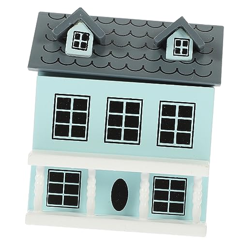 BESTonZON Miniatur-puppenhaus-Villa-wände Und Graues Dach Entzückendes Puppenhaus-möbelset Aus Holz von BESTonZON