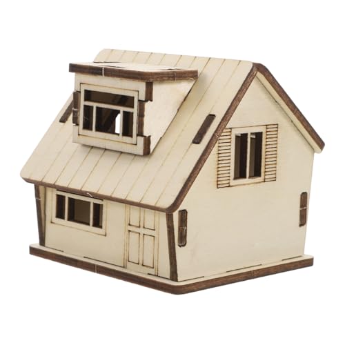 BESTonZON Puppenhaus Modell Kit Puzzle Tiny House Für Bastelset Zur Dekoration von BESTonZON
