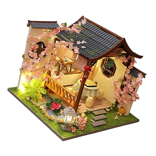 BESTonZON Miniatur-puppenhaus-kit -leuchten Dekoratives Mini- -kit Für Den Schreibtisch Verschleißfestes Modellhaus-kit von BESTonZON