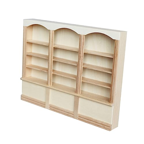 BESTonZON Puppenhaus Schrank Modell Miniatur Mini-hausverzierung Mini- -bücherregal Mini-bücherregal Puppenmöbel Bücherregal Handwerk Holz BESTonZON Puppenhaus Schrank Modell Miniatur Mini-hausverzierung Mini- -bücherregal Mini-bücherregal Puppenmöbel Bücherregal Handwerk Holz von BESTonZON