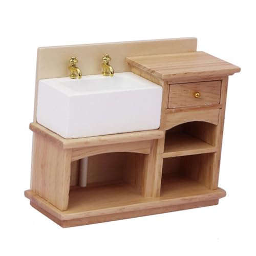BESTonZON Miniatur-hausmöbel – Badezimmerwaschbecken Im Maßstab 112 Detailliertes Waschbecken Für Puppenhausdekoration BESTonZON Miniatur-hausmöbel – Badezimmerwaschbecken Im Maßstab 112 Detailliertes Waschbecken Für Puppenhausdekoration von BESTonZON