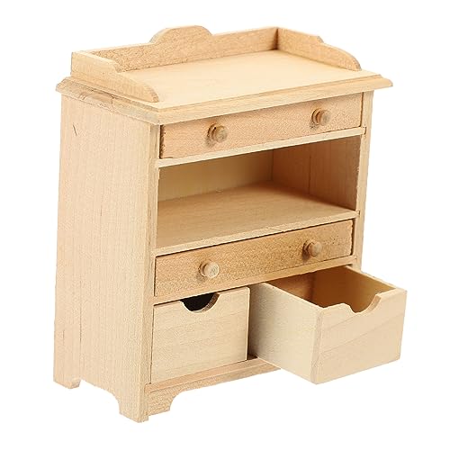 BESTonZON Puppenhausdekoration bastelzeug The Craft Miniaturmöbel Modellbau sammlerstücke Mini-Hausbedarf Miniatur-Bücherregalschrank Miniaturschränke Mini-Schrankverzierung Querformat Holz BESTonZON Puppenhausdekoration bastelzeug The Craft Miniaturmöbel Modellbau sammlerstücke Mini-Hausbedarf Miniatur-Bücherregalschrank Miniaturschränke Mini-Schrankverzierung Querformat Holz von BESTonZON