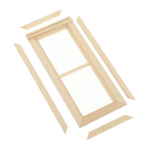 BESTonZON Miniatur Holzfenster Für Puppenhaus Puppenhaus Zubehör Dekoratives Fenster Für Miniaturen Realistisches Design Accessoire Für Kreative Bastelprojekte BESTonZON Miniatur Holzfenster Für Puppenhaus Puppenhaus Zubehör Dekoratives Fenster Für Miniaturen Realistisches Design Accessoire Für Kreative Bastelprojekte von BESTonZON