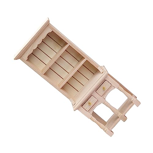 BESTonZON Puppenhausschrank kleines Bücherregal Miniaturschrank Bücherregal für holzmöbel puppenstubenmöbel Dollhouse Furniture Puppenhaus Bücherregal Miniatur-Schrankdekor BESTonZON Puppenhausschrank kleines Bücherregal Miniaturschrank Bücherregal für holzmöbel puppenstubenmöbel Dollhouse Furniture Puppenhaus Bücherregal Miniatur-Schrankdekor von BESTonZON