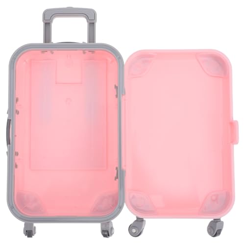 BESTonZON Puppenkoffer Modellkoffer Gepäckspielzeug Puppengepäck Spielzeugkoffer Mini-Koffer Mini Koffer deko puppenhaus Einrichtung Spielzeuge Mini-Hausaccessoire puppenhaus Koffer Abs Rosa puppenkof BESTonZON Puppenkoffer Modellkoffer Gepäckspielzeug Puppengepäck Spielzeugkoffer Mini-Koffer Mini Koffer deko puppenhaus Einrichtung Spielzeuge Mini-Hausaccessoire puppenhaus Koffer Abs Rosa puppenkof von BESTonZON