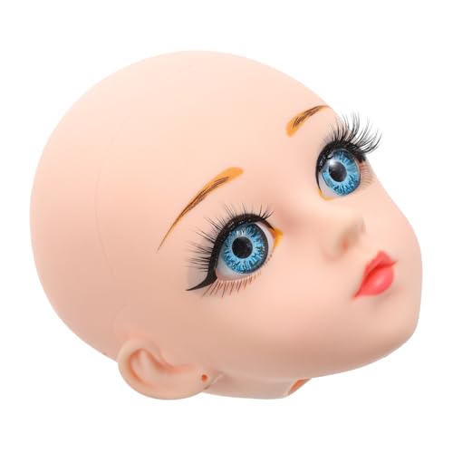BESTonZON Puppenkopf DIY Zubehör Blauer Augen Look Handgefertigter Robuster Vinyl Kopf für Kleine Babypuppen zum Basteln und Individuellen Gestalten für Erwachsene BESTonZON Puppenkopf DIY Zubehör Blauer Augen Look Handgefertigter Robuster Vinyl Kopf für Kleine Babypuppen zum Basteln und Individuellen Gestalten für Erwachsene von BESTonZON