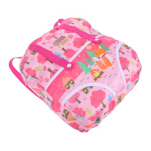 BESTonZON Puppenrucksack Mini- Zubehör Für Wiedergeborene Babypuppen Tierpuppen Kleine Puppe Cartoon-Puppen Kinderpuppen Puppentaschen Puppen Reisepuppen Polyester von BESTonZON