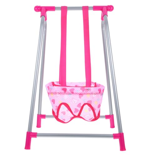 BESTonZON Puppenschaukel Trolley, Mädchen, Spielzeug, Heimdekoration, Zubehör für Puppenhaus, Schreibtischdekoration, Heimdekoration, Kunststoff von BESTonZON