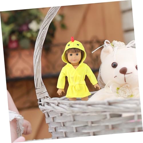 BESTonZON Puppenschlafanzug Süßer Küken Design Weiche Bequeme Schlafkleidung Puppenkleidung für Puppen Waschbares Langlebiges Material für Geburtstage und Feiertage BESTonZON Puppenschlafanzug Süßer Küken Design Weiche Bequeme Schlafkleidung Puppenkleidung für Puppen Waschbares Langlebiges Material für Geburtstage und Feiertage von BESTonZON