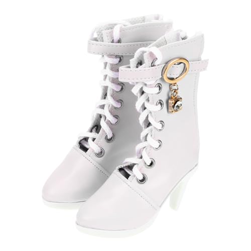 BESTonZON Puppenstiefel mit Hohen Absätzen Spitze Weiße Miniatur Schuhmode Modische Puppen Stöckelschuhe für Prinzessin Hochwertiges Puppenzubehör für Ankleiden und Sammeln BESTonZON Puppenstiefel mit Hohen Absätzen Spitze Weiße Miniatur Schuhmode Modische Puppen Stöckelschuhe für Prinzessin Hochwertiges Puppenzubehör für Ankleiden und Sammeln von BESTonZON
