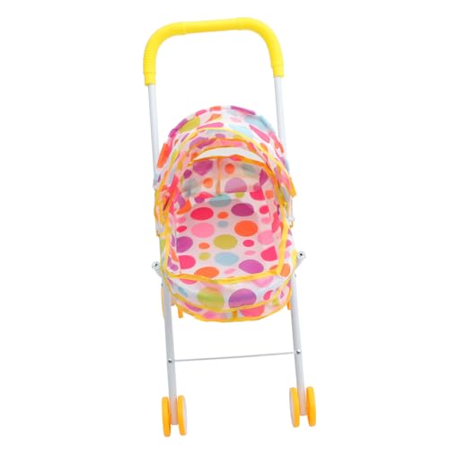 BESTonZON Puppenwagen Kinderwagen Puppensachen Puppenhauslieferungen Babyzubehör Für 2-jährige Puppenhausdekorationen Spielhauszubehör Eisen BESTonZON Puppenwagen Kinderwagen Puppensachen Puppenhauslieferungen Babyzubehör Für 2-jährige Puppenhausdekorationen Spielhauszubehör Eisen von BESTonZON