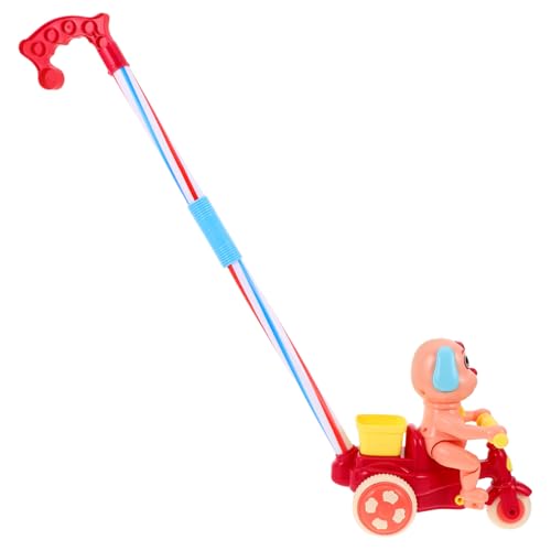 BESTonZON Push Walker Hund für Junge Mädchen Interaktives Schiebespielzeug zum Laufenlernen Motorische Handliches Lauflernspielzeug für Kleinkinder Attraktives Design Rosa Dreirad BESTonZON Push Walker Hund für Junge Mädchen Interaktives Schiebespielzeug zum Laufenlernen Motorische Handliches Lauflernspielzeug für Kleinkinder Attraktives Design Rosa Dreirad von BESTonZON