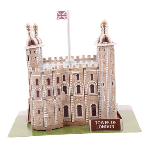 BESTonZON Puzzle London Tower Modellbausatz für Erwachsene und Teiliges DIY Papierpuzzle Berühmtes Architekturspielzeug Einfach Zusammenzubauen Dekoratives Stadtmodell BESTonZON Puzzle London Tower Modellbausatz für Erwachsene und Teiliges DIY Papierpuzzle Berühmtes Architekturspielzeug Einfach Zusammenzubauen Dekoratives Stadtmodell von BESTonZON