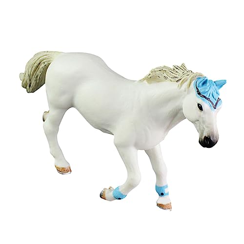 BESTonZON Quarter White Horse Modell Kinderspielzeug Das Tier Mini Gefälschtes Pferdespielzeug Nachahmung Pferdemodell Tierfigur Realistisches Pferdemodell Simulation Pferdemodell BESTonZON Quarter White Horse Modell Kinderspielzeug Das Tier Mini Gefälschtes Pferdespielzeug Nachahmung Pferdemodell Tierfigur Realistisches Pferdemodell Simulation Pferdemodell von BESTonZON
