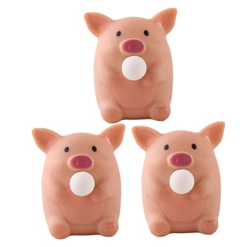 BESTonZON Quetschspielzeug Schweinchen 3 Stück Kuscheltiere Für Das Tier Kinderspielzeug Reliefspielzeug Babypuppenspielzeug Quetschspielzeug Schweinchen Cartoon Kniffliges BESTonZON Quetschspielzeug Schweinchen 3 Stück Kuscheltiere Für Das Tier Kinderspielzeug Reliefspielzeug Babypuppenspielzeug Quetschspielzeug Schweinchen Cartoon Kniffliges von BESTonZON