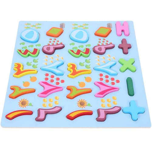 BESTonZON Frühes Lernspielzeug Buchstaben Puzzle Set Holzpuzzle Für Kinder Kleinkinder Lernspiel 1st BESTonZON Frühes Lernspielzeug Buchstaben Puzzle Set Holzpuzzle Für Kinder Kleinkinder Lernspiel 1st von BESTonZON