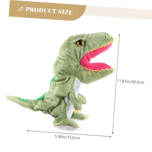 BESTonZON Realistische Dinosaurier Handpuppe aus Plüsch Weiche Tyrannosaurus Spielpuppe für Pädagogisches Tier handpuppenspielzeug Motorik und Kommunikation Zufällige Farbe Zufällige Farbe BESTonZON Realistische Dinosaurier Handpuppe aus Plüsch Weiche Tyrannosaurus Spielpuppe für Pädagogisches Tier handpuppenspielzeug Motorik und Kommunikation Zufällige Farbe Zufällige Farbe von BESTonZON