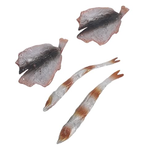 BESTonZON Realistische Gefälschte Fischstücke Für Restaurant Küchen Fotodekoration Langlebige Meeresfrüchte Modelle Für Zuhause Party von BESTonZON