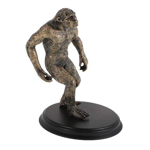 BESTonZON Pädagogisches Spielzeug Kunststoff Riesige Tierfiguren Höhlenmenschen-Spielzeug Zum Erlernen Der Menschlichen Evolution Realistisches Gorilla-Orang-utan-affen-Modell von BESTonZON