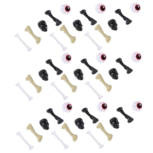 BESTonZON Realistische Halloween Deko mit Blutigen Augäpfeln Hohlen Schädelknochen und Schwarzen Langlebige Kunststoff-Prop für Party Trick oder Treat und Gruselige Tischdekoration BESTonZON Realistische Halloween Deko mit Blutigen Augäpfeln Hohlen Schädelknochen und Schwarzen Langlebige Kunststoff-Prop für Party Trick oder Treat und Gruselige Tischdekoration von BESTonZON