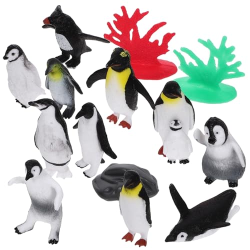 BESTonZON Realistische Pinguin Figuren Kleine Tiermodelle Ornamente für Dekoration Kreatives Desktop Deko BESTonZON Realistische Pinguin Figuren Kleine Tiermodelle Ornamente für Dekoration Kreatives Desktop Deko von BESTonZON