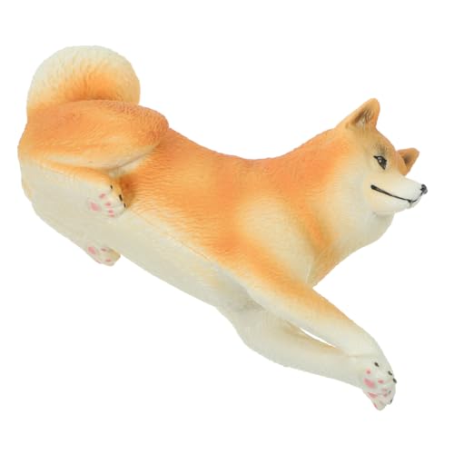 BESTonZON Realistische Shiba Inu Figur Liegend Kunststoff Hund Modell Dekoration für Schreibtisch Bücherregal und Detailreiches Haustier Ornament als für Hundeliebhaber BESTonZON Realistische Shiba Inu Figur Liegend Kunststoff Hund Modell Dekoration für Schreibtisch Bücherregal und Detailreiches Haustier Ornament als für Hundeliebhaber von BESTonZON
