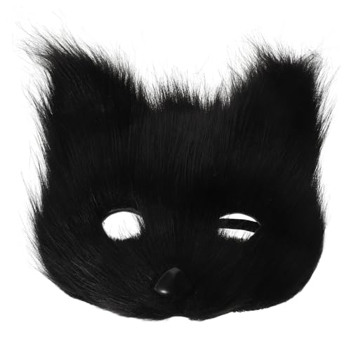 BESTonZON Realistische Tiermaske Halbgesicht Fuchs Cosplay Maske Flauschig Mask für Männer Frauen Karneval Kostüm Party BESTonZON Realistische Tiermaske Halbgesicht Fuchs Cosplay Maske Flauschig Mask für Männer Frauen Karneval Kostüm Party von BESTonZON
