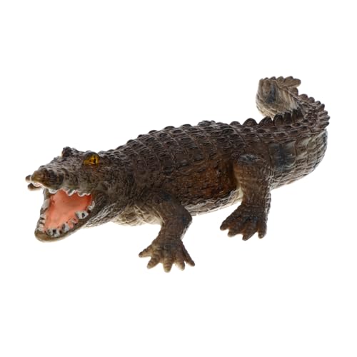 BESTonZON Realistisches Alligator Modell für Stabiles Wildlife Modell Robustes Material Pädagogisches Tiermodell für Frühe Bildung und Outdoor Spielspaß von BESTonZON