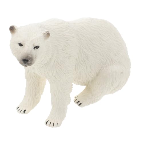 BESTonZON Realistisches Eisbär Modell Figur aus Kunststoff Detailgetreues Wildtier Dekoobjekt Kleine Bärenfigur für Wohn und Kinderzimmer Dekoratives Wildtier BESTonZON Realistisches Eisbär Modell Figur aus Kunststoff Detailgetreues Wildtier Dekoobjekt Kleine Bärenfigur für Wohn und Kinderzimmer Dekoratives Wildtier von BESTonZON