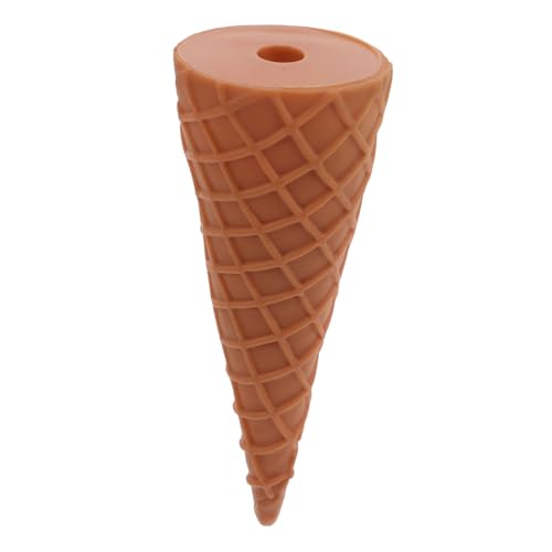 BESTonZON Realistisches Eiscreme waffelmodell Mittlere Karamellfarbener Knuspriger Eistüten dekorationsprop für Zuhause Fotografie Requisiten Party Langlebig Vielseitig BESTonZON Realistisches Eiscreme waffelmodell Mittlere Karamellfarbener Knuspriger Eistüten dekorationsprop für Zuhause Fotografie Requisiten Party Langlebig Vielseitig von BESTonZON