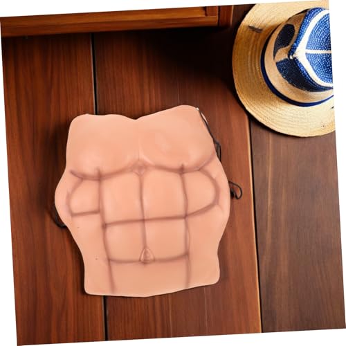 BESTonZON Realistisches Fake Abs Muskelkostüm für Herren Leichtes Gepolstertes Muskelshirt mit Detailgetreuem Brustmuskel Design Bequemer Cosplay Prop für Halloween Party und Verkleidungs BESTonZON Realistisches Fake Abs Muskelkostüm für Herren Leichtes Gepolstertes Muskelshirt mit Detailgetreuem Brustmuskel Design Bequemer Cosplay Prop für Halloween Party und Verkleidungs von BESTonZON