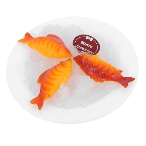 BESTonZON Realistisches Kunstfisch Modell Dekorative Figurine für Party und Küche für Fotografie und Ausstellungen Langlebig und Pflegeleicht von BESTonZON